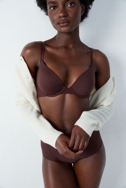 Liemenėlė Nr.2 Push up plunging PURE FIT (ETAM)