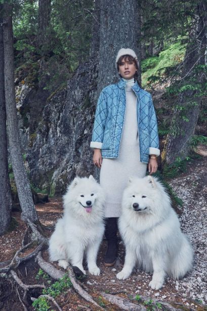 Suknelė su jako vilna (Maison 123) 