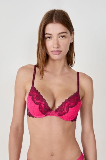 Liemenėlė Nr.2 Push up plunging ATTITUDE (ETAM)