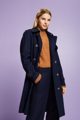 Moteriškas paltas Tamsiai mėlyna dydis_M
