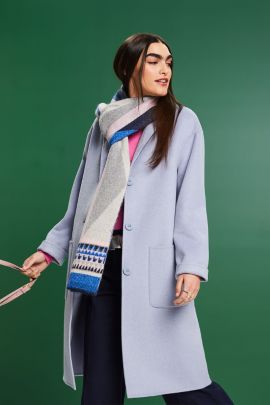 Moteriškas paltas Šviesiai mėlyna dydis_S