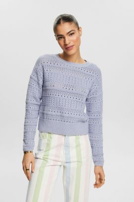 Moteriškas megztinis Šviesiai mėlyna dydis_S
