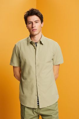 Vyriški marškiniai ilgomis rankovėmis Šviesiai žalia dydis_XXL