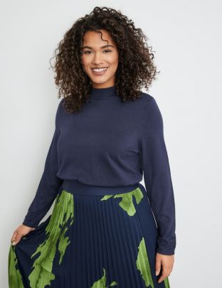 Moteriškas megztinis Tamsiai mėlyna dydis_48