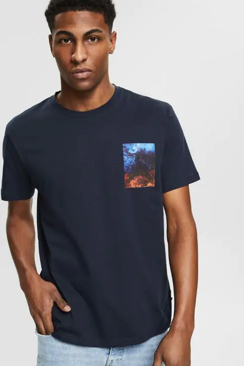 LEMODUS | Vyriški marškinėliai (ESPRIT) Tamsiai